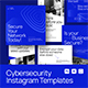 Cybersecurity Service Instagram Templates - GraphicRiver Item for Sale