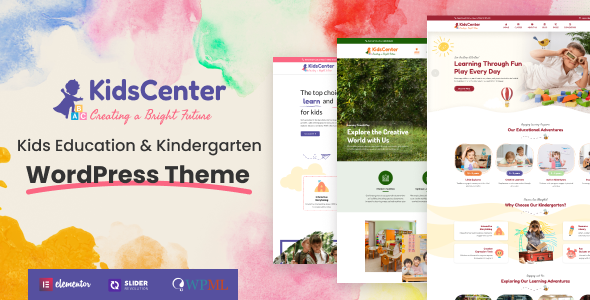 KidsCenter – Kindergarten and Kid Care Education WordPress Theme – 0 Sold!