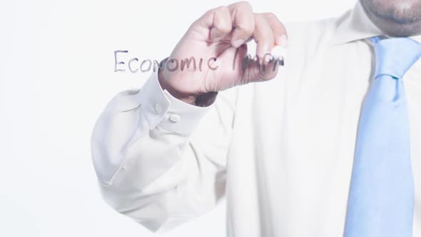 Asian Businessman Writes Economic Impact 