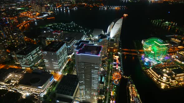 Beautiful building around Yokohama city in Japan