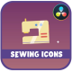 Sewing Studio Icons And Titles for DaVinci Resolve - VideoHive Item for Sale
