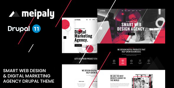 Meipaly - Digital Services Agency Drupal 11 Theme