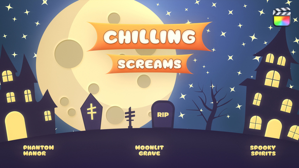 Halloween Colorful Titles - FCPX alt