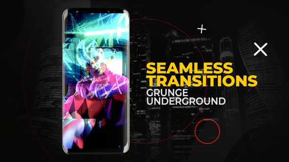 Vertical Grunge Underground Transitions | After Effects alt