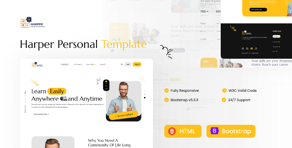 HARPER-Personal/Portfolio Html5 Template