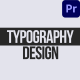 Minimal Typography | Premiere Pro - VideoHive Item for Sale
