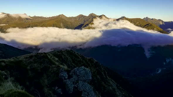 Southern Alps timelapse Haast Pass