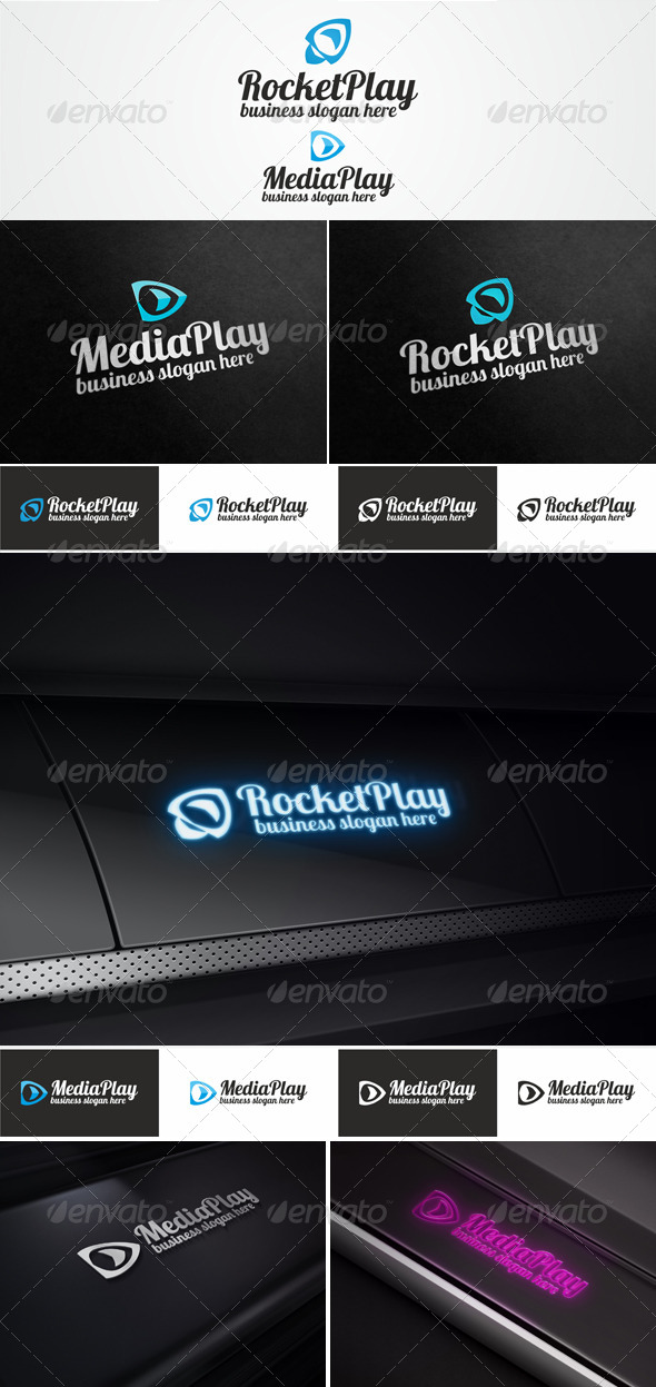 Rocket & Media Play Logos