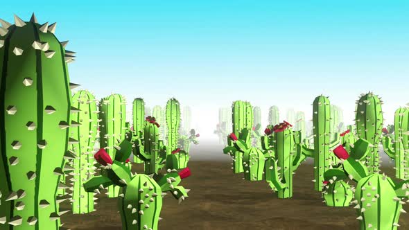 Cartoon Cactus 01 Hd 