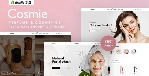 Cosmie – Perfume & Cosmetics Responsive Shopify 2.0 Theme – 0 Sold!