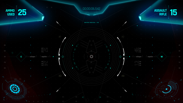HUD UI Game Controller Screen 1 alt