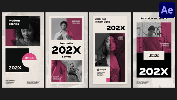 Modern Stories for After Effects alt