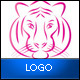 Lady Tiger Logo Template - GraphicRiver Item for Sale