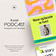 Social Podcast Instagram Post Template - GraphicRiver Item for Sale