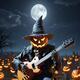 Halloween Metal Rock Background