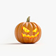 Halloween carved pumpkin 3D model - 3DOcean Item for Sale