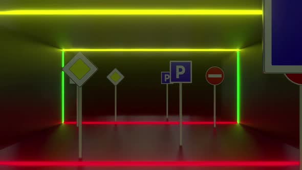 Road Signs 02 Hd