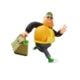 3D Cartoon Running with Briefcase - 3DOcean Item for Sale