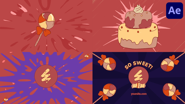 Sweet Morphing Logo for After Effects alt