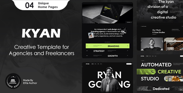 Kyan - Creative Template for Agencies and Freelancers