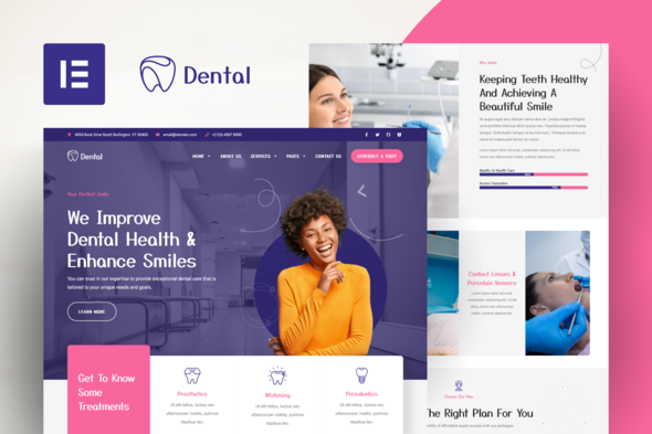 Dental - Dentist Clinic & Medical Elementor Pro Template Kit