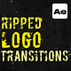 Ripped Logo Transitions - VideoHive Item for Sale