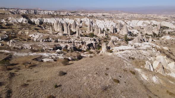 Aerial View Cappadocia Landscape