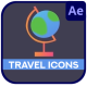 Travel Icons And Titles for After Effects - VideoHive Item for Sale