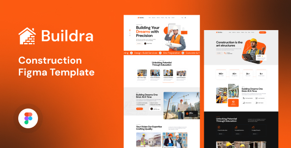 Buildra - Construction Figma Template