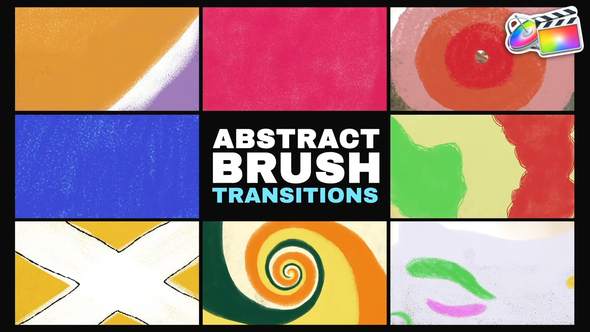 Abstract Brush Transitions for FCPX alt