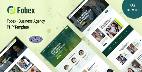 Fobex – Multipurpose Business Agency PHP Template – 0 Sold!