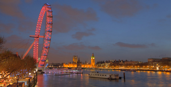 London City Scape Time Lapse