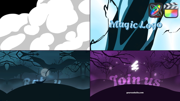 Halloween Fantasy Logo for FCPX alt