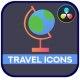 Travel Icons And Titles for DaVinci Resolve - VideoHive Item for Sale
