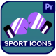 Fitness Sport Icons And Titles for Premiere Pro - VideoHive Item for Sale