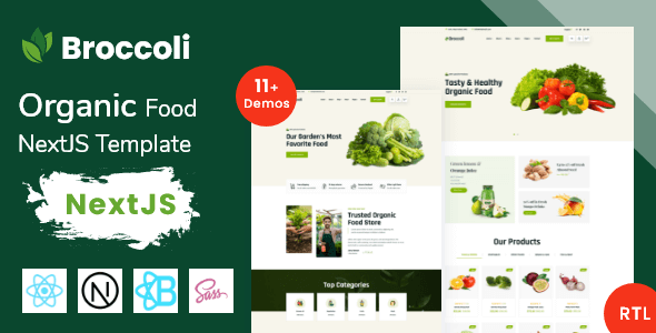 Broccoli - Multipurpose Ecommerce React NextJS Template