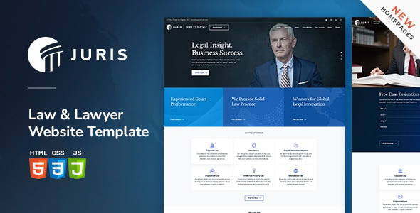 Juris – Law Firms and Legal Services HTML Template – 0 Sold!