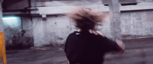 Dancers in a Parking Lot