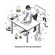Product Development Isometric Scene - GraphicRiver Item for Sale
