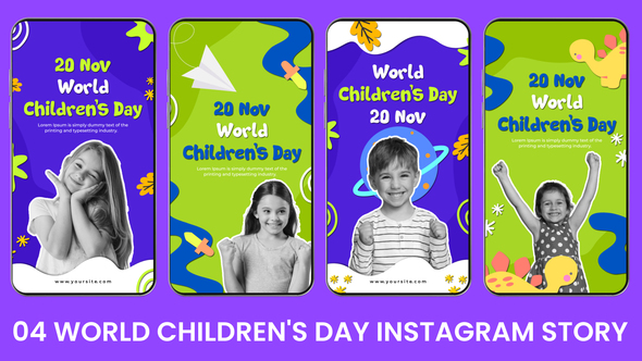 World Childrens Day Instagram Story