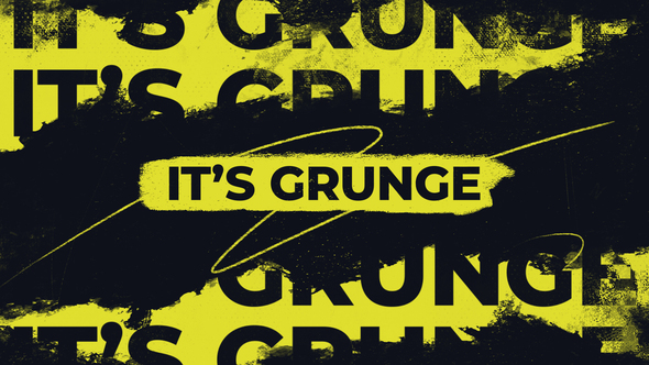 Grunge Brush Intro Logo
