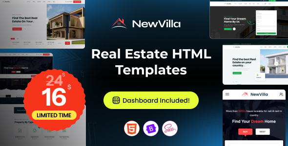 NewVilla - Real Estate HTML Template