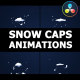 Snow Caps Animations | DaVinci Resolve - VideoHive Item for Sale