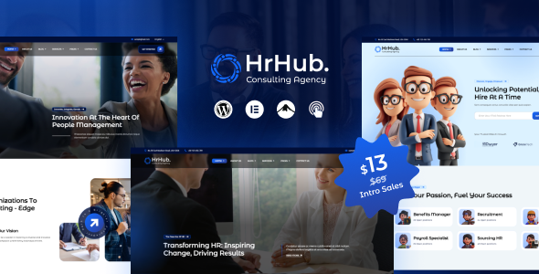 HrHub – Human Resources Agency WordPress Theme – 0 Sold!