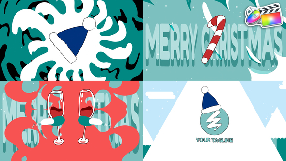 Christmas Stuff Morphing Logo | FCPX alt