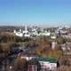 Autumn view of the Holy Trinity Lavra of St. Sergius from a bird's eye view - VideoHive Item for Sale