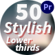 50 Stylish & Modern Lower Thirds - VideoHive Item for Sale