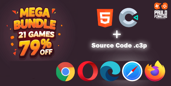 Mega Bundle – 21 HTML5 Games – (21 Games With all Source-Code)