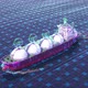 Animation Of A Gas Tanker With Holographic Elements - VideoHive Item for Sale