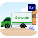 Delivery Service Truck Explainer for After Effects - VideoHive Item for Sale